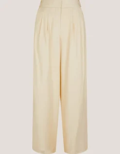 Alba Wide Leg Tailored Trousers Yellow