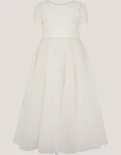 Anya Tulle Maxi Dress Ivory