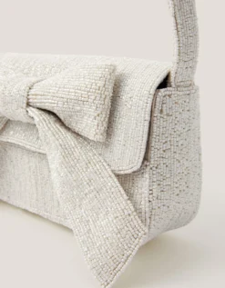 Ayla Beaded Bow Bag