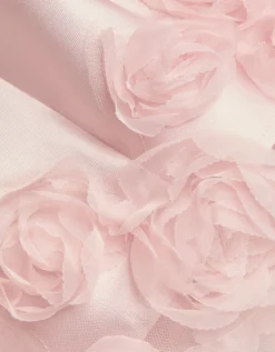 Baby Appliqué Rose Party Dress Pink
