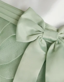 Baby Cancan Ruffle Party Dress Green