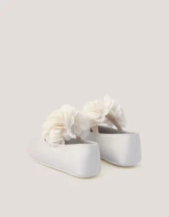 Baby Corsage Booties & Headband Set Ivory