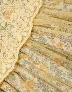 Baby Darcie Ditsy Floral Mesh Dress Yellow