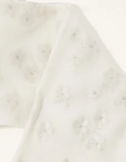 Baby Floral Print Tights Ivory
