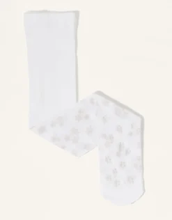 Baby Floral Print Tights Pink
