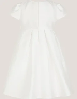 Baby Isabella Pearl-Embellished Dress Ivory