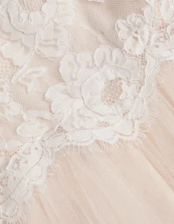 Baby Paige Lace Party Dress White