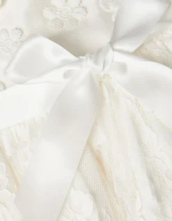 Baby Provenza Silk Christening Gown Ivory
