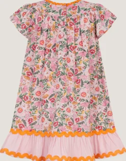 Baby Summer Print Dress Pink