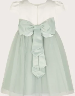 Baby Tulle Bridesmaid Dress Green
