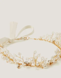 Beaded Tiara Wire Crown