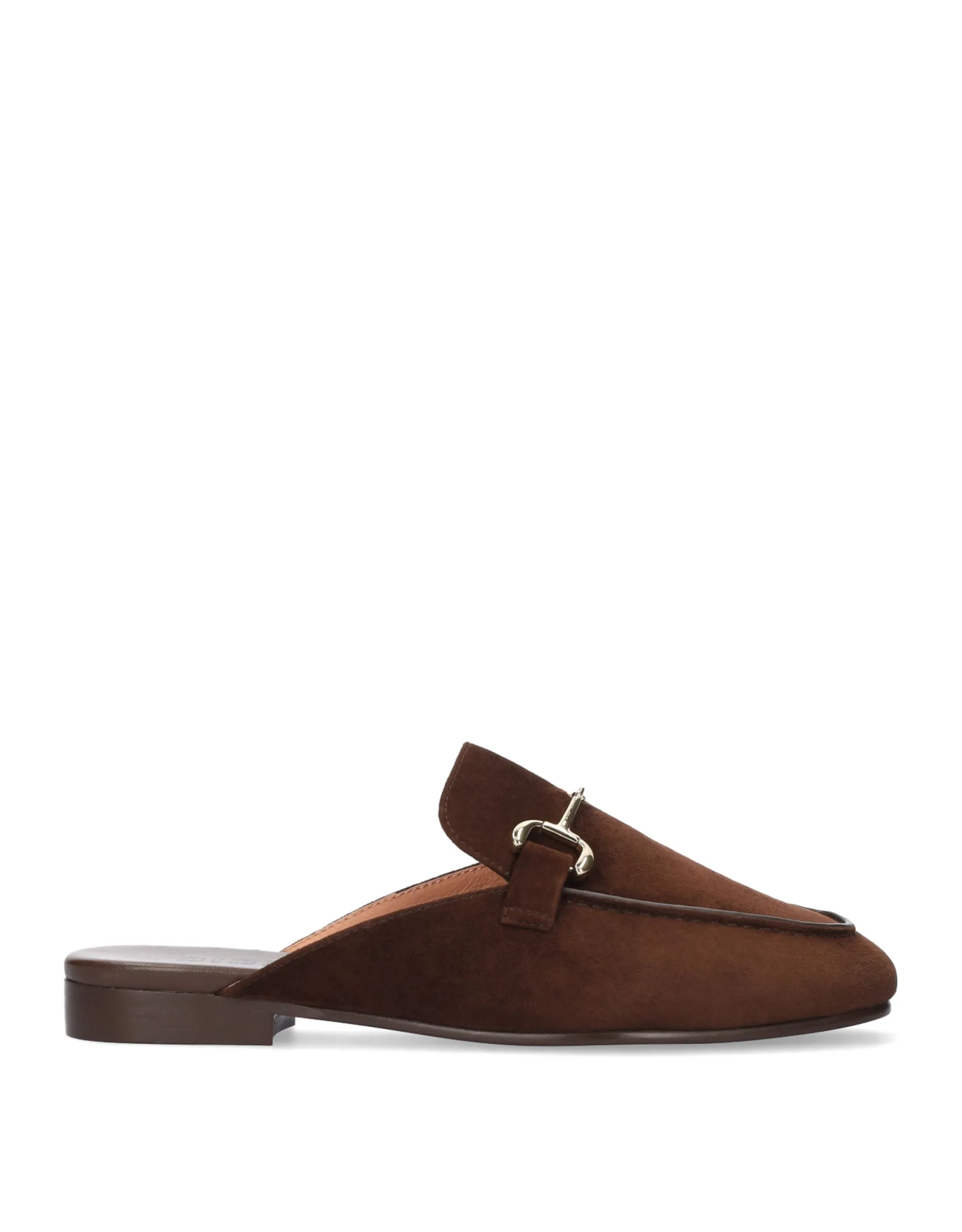 Bibi Lou Ashe Suede Mule Loafers Brown