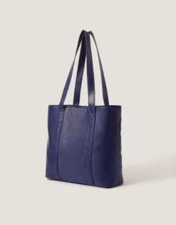 Bow Quilted School Tote Bag