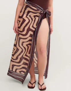 Callie Thorpe x Monsoon Wave Print Sarong