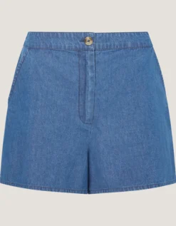 Cece Denim Shorts Blue