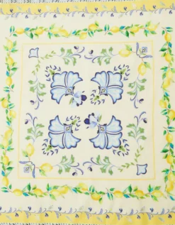 Charli Lemon Square Cotton Scarf