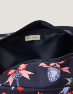 Cherry Bow Print Backpack