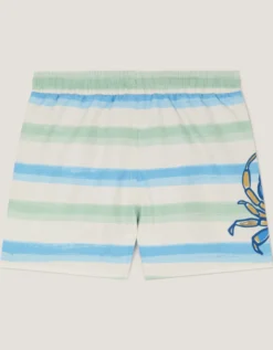 Crab Stripe Swim Shorts Multi