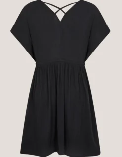 Crochet Kaftan Dress Black