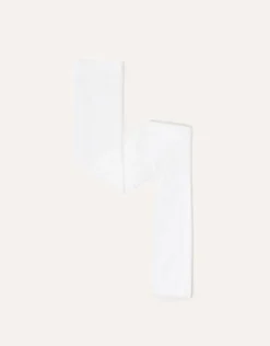 35 Denier Bridal Spot Tights White