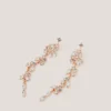 Diamanté Gemstone Drop Earrings