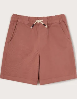 Drawstring Pull-On Shorts Red