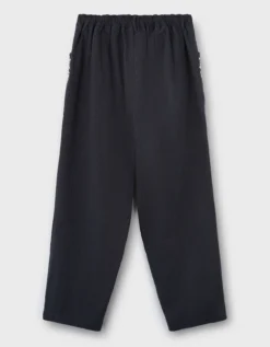 East Esme Embroidered Straight Leg Trousers Grey