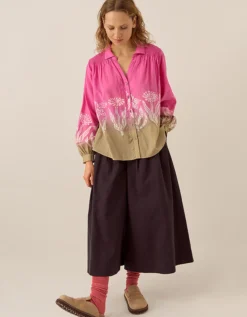 East Izzy Dip Dye Blouse Multi