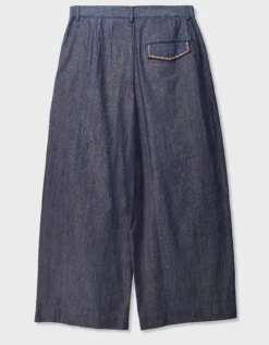 East Jayla Embroidered Denim Trousers Blue