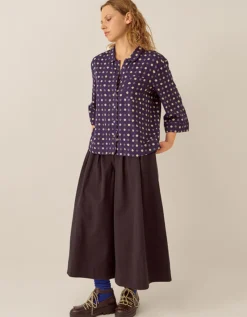East Rosie Cotton Twill Trousers Grey