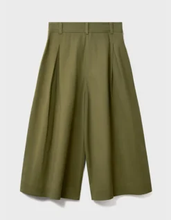 East Rosie Cotton Twill Trousers Green
