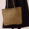 Ellyla Rhia Woven Leather Tote Bag