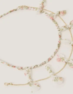 Embellished Floral Chain Headband