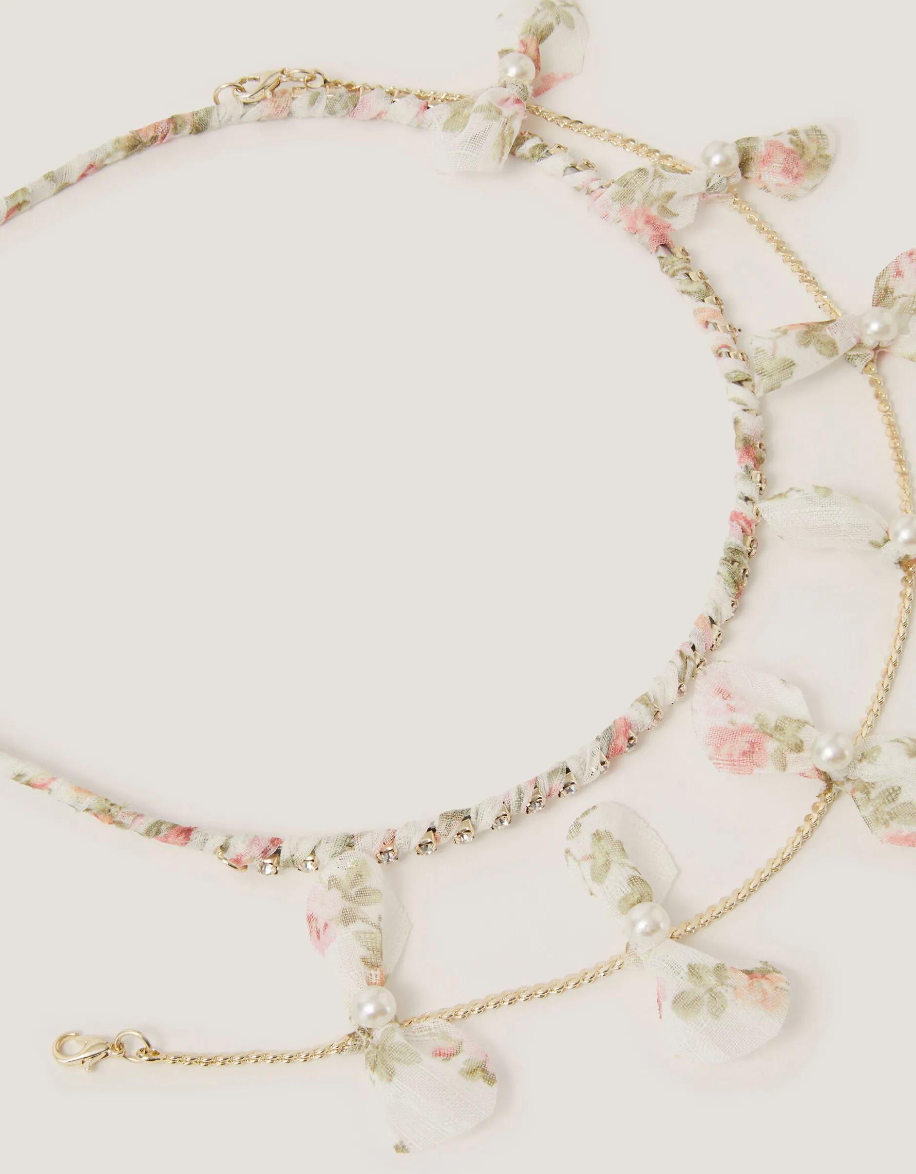 Embellished Floral Chain Headband