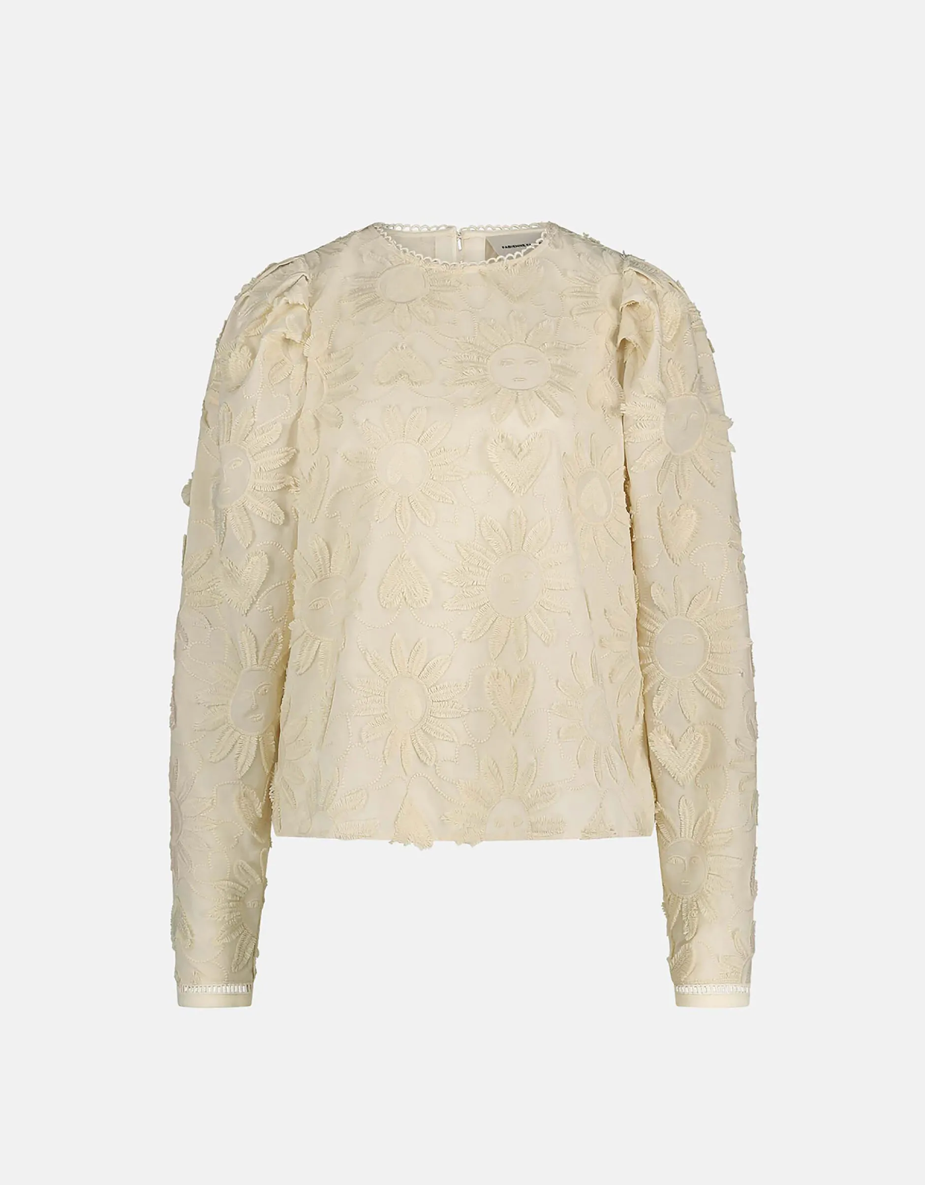 Fabienne Chapot Ida Embroidered Top White