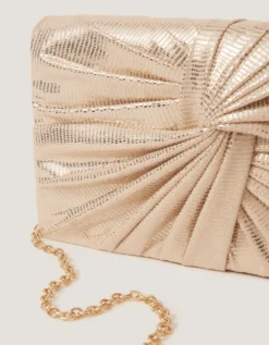 Fergie Twist Knot Clutch Bag
