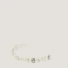 Flower Jewel Metal Headband