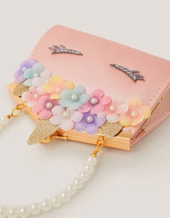 Flower Unicorn Clip Frame Bag