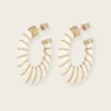 Gas Bijoux Cyclade Acetate Hoop Earrings