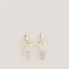 Gemstone Teardrop Earrings