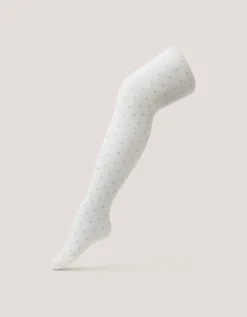 Glitter Spot Tights Gold