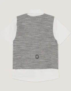 Greyson 3-Piece Houndstooth Waistcoat & Shirt Blue