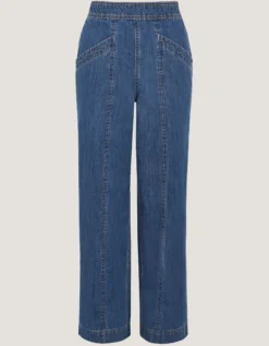 Harper Regular Wide Leg Jeans Blue