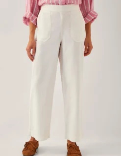 Harper Regular Wide Leg Jeans Natural