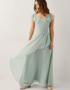 Indi Tie-Back Prom Dress Green