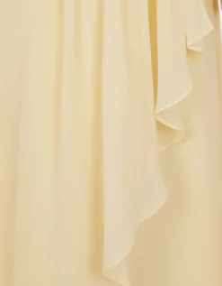 Indi Tie-Back Prom Dress Yellow