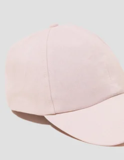 Isha Linen Baseball Cap Pink