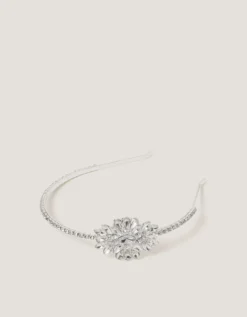 Jewel Embellished Metal Headband