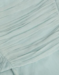 Joy Ruffle Chiffon Party Dress Green