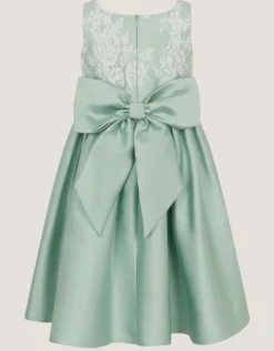 Juno Lace Bodice Party Dress Green